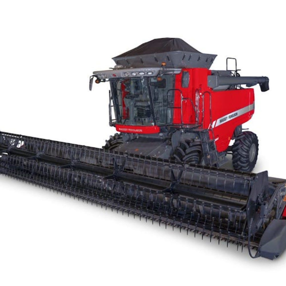 Colheitadeira Axial Massey Ferguson MF 9895 até 15 linhas