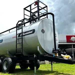 Tanque Água Tiger 10.000L Plataforma Incêndio com Pneu 15.5