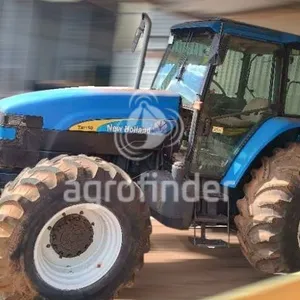 Trator New Holland, TM 150, 150 cv, 4x4, Cabinado - 2001