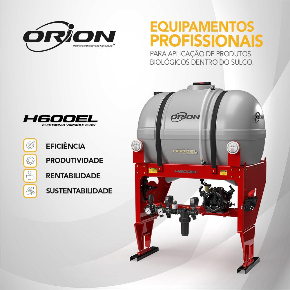 Equipamento para aplica&ccedil;&atilde;o de produtos l&iacute;quidos Orion - Linha Hunter H600