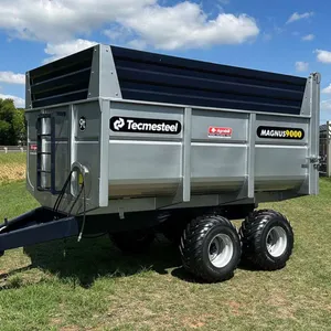 Carreta CBTEC 9000 Magnus 12,8m³ c/Pneus 400/60X15.5 Tecmesteel
