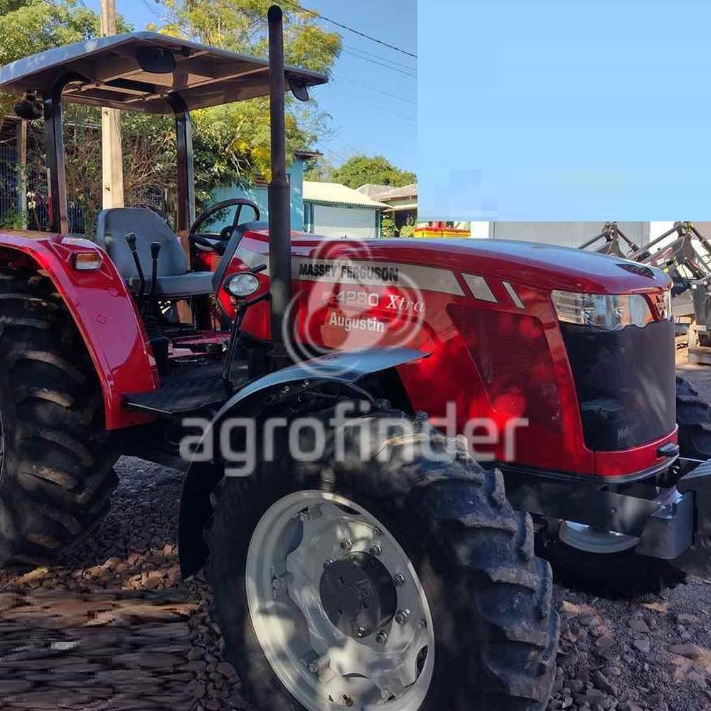 Trator Massey Ferguson 4280 Xtra 2021 80cv 4x4 Descabinado